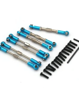 Metal Upgraded Adjustable Linkage Rods Set for Wltoys 104001 1/10 RC Car Vehicles Model Spare Parts