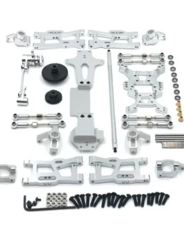 Upgrade Metal C Seat Steering Cup Swing Arm Central Drive Shaft For WLtoys 1/14 144010 144001 144002 RC Car Spare Parts