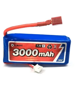 Eachine 7.4V 3000mah RC Car Battery 30C Lipo Battery T Plug For 1/12 Eachine EAT04 Wltoys 12428 12423 Feiyue RC Car Parts