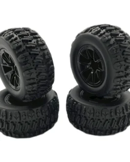 4PCS Upgraded Tires Wheels for Wltoys 144010 MJX 14209 14210 1/14 1/16 RC Cars Vehicles Models Spare Parts