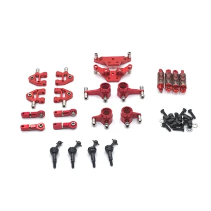 Upgraded Metal Parts Set Suspension Arm Shock Absorber Damper for Wltoys 1/28 284161 284010 284131 K969 K979 K989 K999 P929 P939 RC Car Vehicles Models Accessories