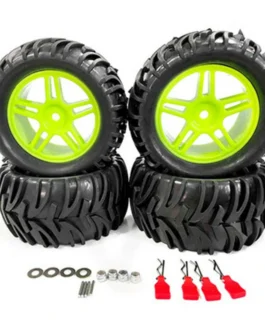 4PCS Upgraded Larger Tires Wheels 12mm Hex for Wltoys 144001 144010 124017 124018 124019 RC Car Vehicles Model Parts