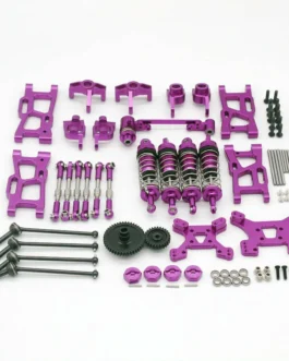 Wltoys 1/14 144001 144010 124019 Upgrade Metal Upgrade Parts With Shock Adapter Set RC Car Parts