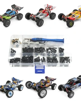 300pcs M2 M2.5 M3 Screw Fastener Kit Cross Sleeve Hex Wrench Swing Arm Pin Screws for Wltoys 144001 144010 124016 124017 124019 RC Car Parts