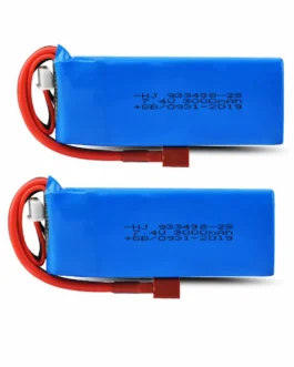 7.4V 3000MAH 25C 2S Universal Large Capacity Liop Battery for WLtoys 144001 RC Car
