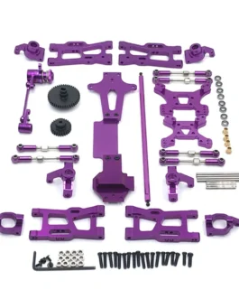 Upgrade Metal C Seat Steering Cup Swing Arm Central Drive Shaft For WLtoys 1/14 144010 144001 144002 RC Car Spare Parts