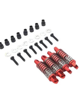 4PCS Upgraded Metal Shock Absorbers Dampers for Wltoys 1/28 284161 284010 284131 K969 K979 K989 K999 P929 P939 RC Cars Vehicles Models Parts