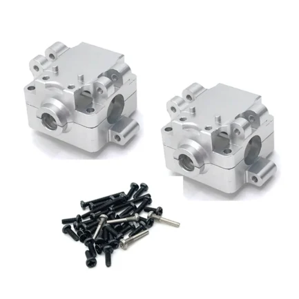 2PCS Upgraded Metal Front Rear Geabox for Wltoys 1/28 284131 K989 K979 K969 Drift RC Cars Vehicles Models Spare Parts