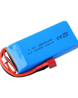 7.4V 3800mAh 2S LiPo Battery XT60 Plug for Wltoys 144001/144010/124017/124019/124018/12428 RC Car