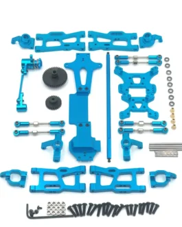 Upgrade Metal C Seat Steering Cup Swing Arm Central Drive Shaft For WLtoys 1/14 144010 144001 144002 RC Car Spare Parts