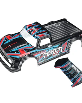 Wltoys 104072 1/10 RC Car Spare Body Shell Tail Wing w/ LED Light Painted 2103/2106 Vehicles Models Parts Accessories