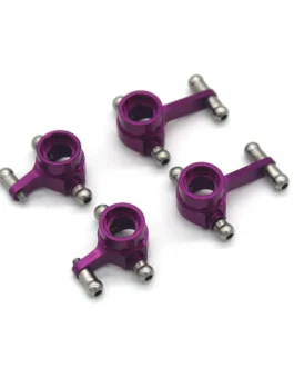 4PCS Upgraded Metal Steering Cup Rear Wheel Seat for Wltoys 284131 284010 284161 K989 K969 1/28 RC Cars Vehicles Models Parts