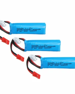 7.4V 400mAh 20C 2S LiPo Battery JST Plug for Wltoys P929 P939 K979 K989 K999 K969 RC Car