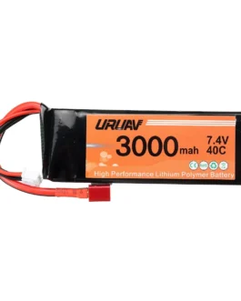 URUAV 7.4V 3000mah Battery 40C T Plug for WLtoys 144001 124018 124019 104001 124016 017 RC Car Part
