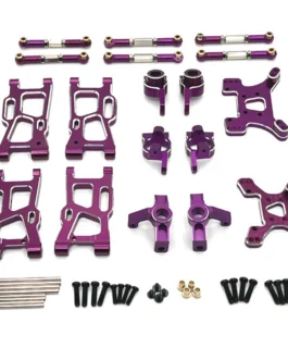 Upgrade Metal Accessories Set for Wltoys 124007 144001 124017 124019 Remote Control RC Car Spare Parts