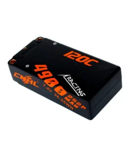 CNHL Racing Series 7.4V 4900mAh 120C 2S Hard Case LiPo Battery T Dean Plug for Wltoys 144001 RC Car