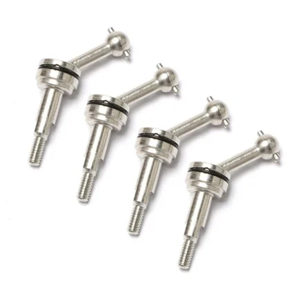 4PCS Wltoys 284131 284161 284010 K969 K979 K989 K999 P929 P939 RC 1/28 Metal Upgraded CVD Drive Shaft 25mm Car Vehicles Model Parts