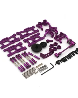 Upgraded Metal Parts Set for Wltoys 144001 144010 144002 124017 124019 1/12 1/14 RC Car Vehicles Model Spare Accessories