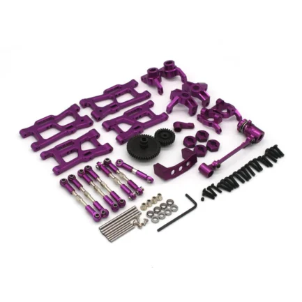 Upgraded Metal Parts Set for Wltoys 144001 144010 144002 124017 124019 1/12 1/14 RC Car Vehicles Model Spare Accessories