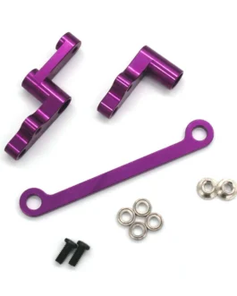 Metal Upgrade Accessories Steering Assembly For Wltoys 124008 124010 1/12 RC Car Parts