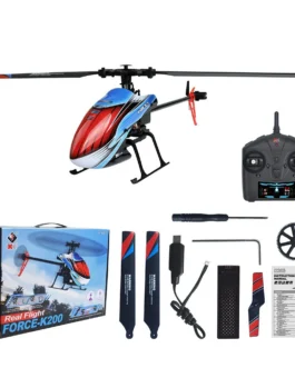 WLtoys XK K200 4CH 6-Axis Gyro Altitude Hold Optical Flow Localization Flybarless RC Helicopter RTF