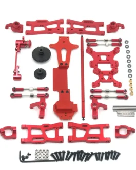 Upgrade Metal C Seat Steering Cup Swing Arm Central Drive Shaft For WLtoys 1/14 144010 144001 144002 RC Car Spare Parts