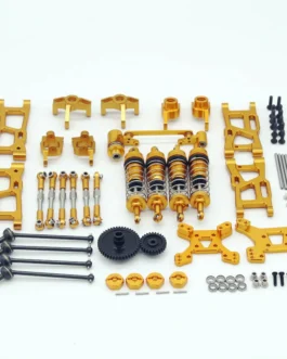 Wltoys 1/14 144001 144010 124019 Upgrade Metal Upgrade Parts With Shock Adapter Set RC Car Parts